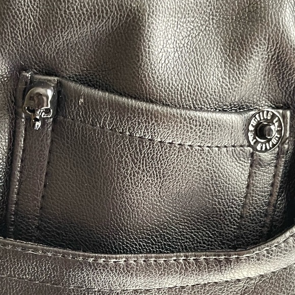 NWT The Kooples Coated Faux Leather Straight Leg - Picture 8 of 11